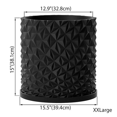 Charcoal Black Knurl