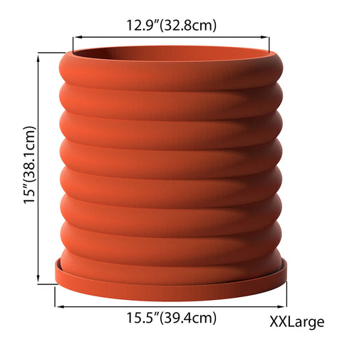 Terracotta Orange Slinky