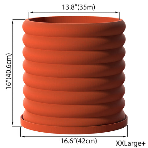 Terracotta Orange Slinky