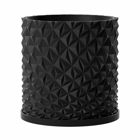 Charcoal Black Knurl