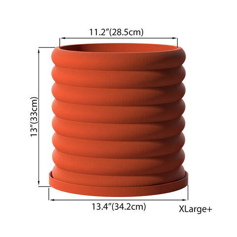 Terracotta Orange Slinky