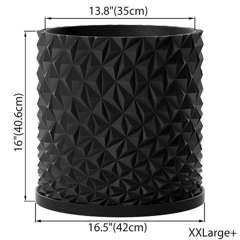 Charcoal Black Knurl